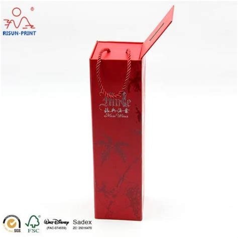 fold-able metallic paper wine boxes|Two Bottle 2.